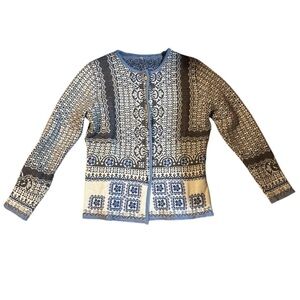 Wool Nordic Style Cardigan